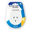 Picture of JACKSON Slim Outbound Travel Adaptor for use in Europe/Bali.