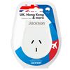 Picture of JACKSON Slim Outbound Travel Adaptor for use in UK/Hong Kong.