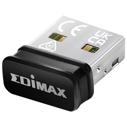 Picture of EDIMAX AC600 Wi-Fi 5 Dual Band Nano USB Adapter. Wireless 802.11b/g/n.