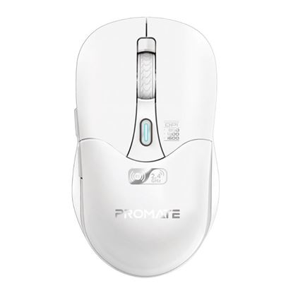 Picture of PROMATE Rechargeable Wireless Mouse with BT & RF Connectivity.
