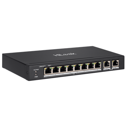 Picture of HILOOK 8 Port 10/100 Fast Ethernet Unmanaged POE Switch with 60W