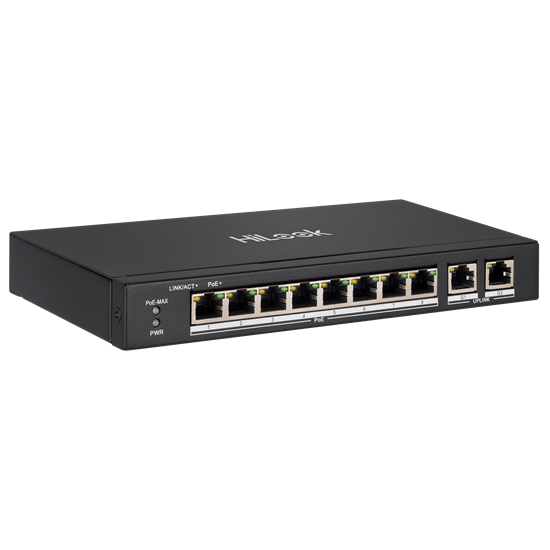 Picture of HILOOK 8 Port 10/100 Fast Ethernet Unmanaged POE Switch with 60W
