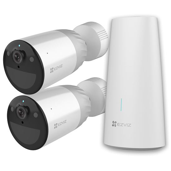 Picture of EZVIZ 4MP 2x Camera Wire-Free Security Kit. Includes 1x Base