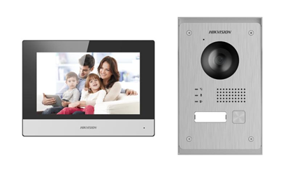 Picture of HILOOK 2-Wire Intercom Kit with 7" Colour Touch Screen & 2MP Camera.