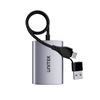 Picture of UNITEK HDMI Dual Port Adapter with 60cm Cable & USB-A&USB-C Connectors
