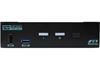 Picture of REXTRON 2 Ports 8K Dual Monitor DisplayPort 1.4 KVM Switch With