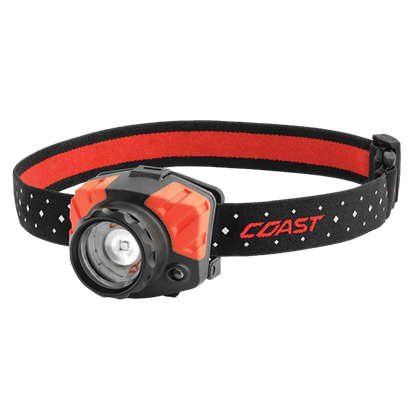 Picture of COAST LED Headlamp with Dual-Col White & Red Beam. 650 Lumens.