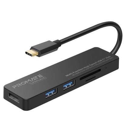 Picture of PROMATE Multi-Function High Speed USB-C Hub. 4K HDMI, Dual USB-A