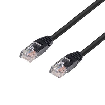 Picture of DYNAMIX 4m Cat5e Black UTP Patch Lead (T568A Specification) 100MHz