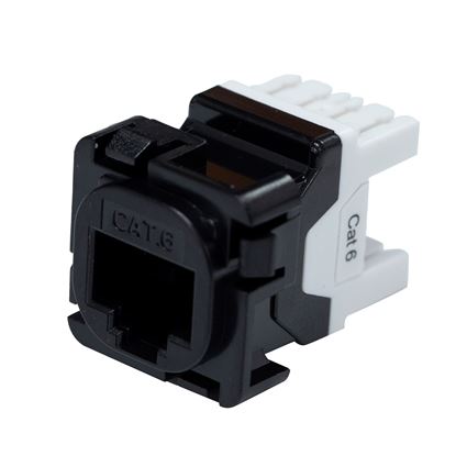 Picture of DYNAMIX Cat6 UTP AMDEX Style RJ45 Slimline Jack. T568A Wiring.