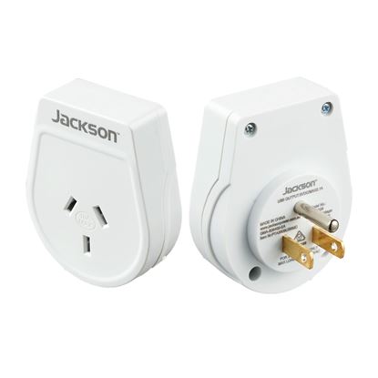 Picture of JACKSON Slim Outbound Travel Adaptor for use in USA/Canada.