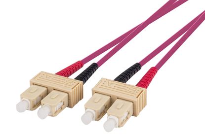 Picture of DYNAMIX 0.5M 50u SC/SC OM4 Fibre Lead (Duplex, Multimode)