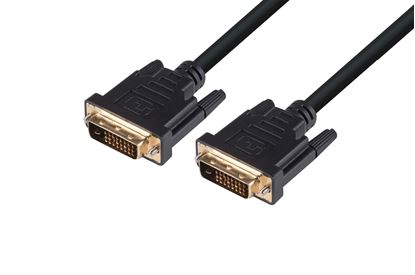 Picture of DYNAMIX 15m DVI-D Male - DVI-D Male Digital Dual Link (24+1)