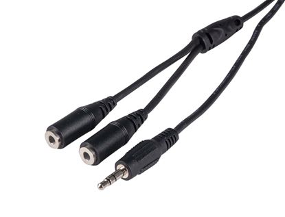 Picture of DYNAMIX 2M Stereo Y Cable 3.5mm Plugs