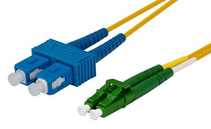 Picture of DYNAMIX 5M 9 LC APC/SC Duplex Single Mode G657A1 Bend Insensitive