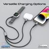 Picture of PROMATE 1.5M 5in1 Multi-Connector Charging Cable with Both USB-C &