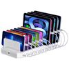 Picture of UNITEK 10-Port 60W Smart Charging Station with 10x 2.4A USB-A Ports.