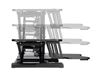 Picture of BRATECK Electric Scissor Lift Desktop Sit-Stand Workstation