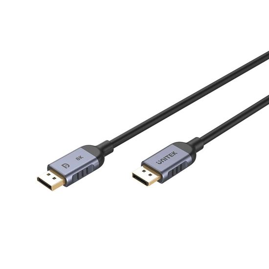 Picture of UNITEK 1.5m 8K DisplayPort V1.4 (UHD) Cable. Max Res 8K@60Hz.