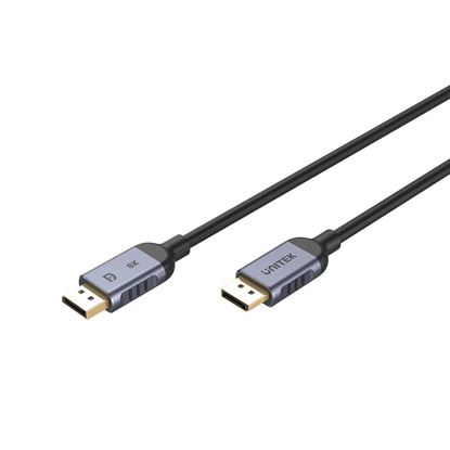 Picture of UNITEK 3m 8K DisplayPort V1.4 (UHD) Cable. Max Res 8K@60Hz.