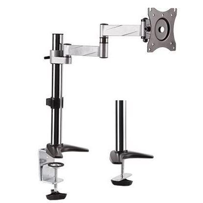 Picture of BRATECK 13-27" Single Monitor Desk Mount. Max Load 8kgs. Rotate,