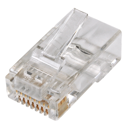 Picture of IDEAL INDUSTRIES CAT6 UTP RJ45 Push Through Plug. Jar of 100.