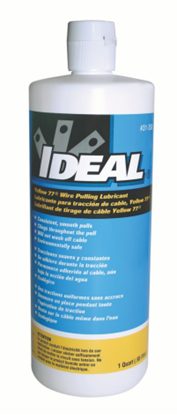 Picture of IDEAL INDUSTRIES 1 Quart Yellow 77 Wire Pulling Lubricant in Squeeze