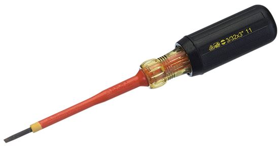 Picture of IDEAL INDUSTRIES Slotted Insulated Screwdriver.