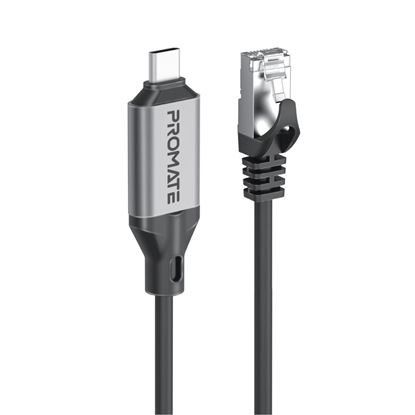 Picture of PROMATE 5m USB-C to RJ45 High-Speed 1Gbps Ethernet Cable.