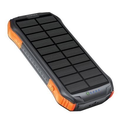 Picture of PROMATE 10000mAh Rugged EcoLight Solar IP65 Power Bank with 10W