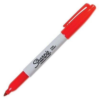 Picture of Sharpie S30052 Fine Red (MOQ 12) Permanent Marker Pen