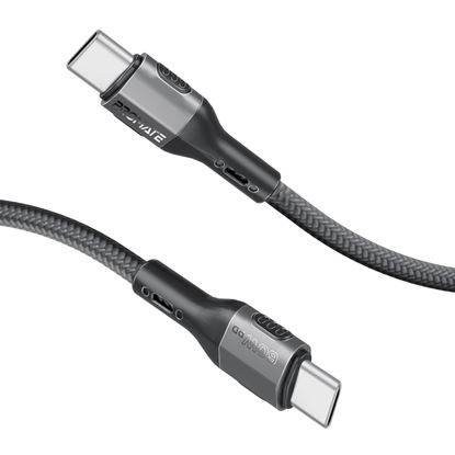 Picture of PROMATE 1.2m 60W PD USB-C to USB-C Tough-Built Cable.