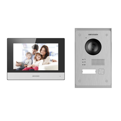 Picture of HILOOK 2-Wire Intercom Kit with 7" Colour Touch Screen & 2MP Camera.