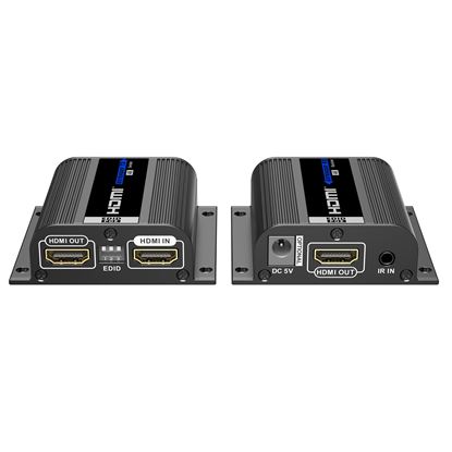 Picture of LENKENG HDMI & IR Extender Kit over Cat6 with EDID switch. Local