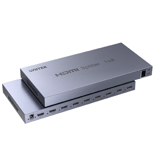 Picture of UNITEK 1-In-8-Out 4K HDMI 1.4 Splitter. Supports up to 4K@30Hz