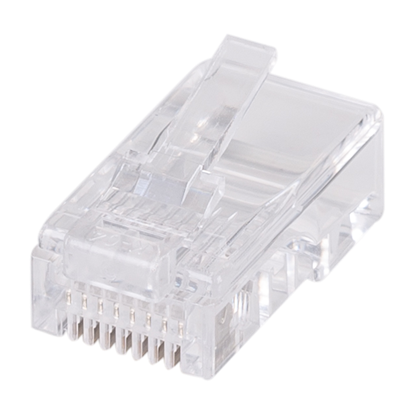 Picture of DYNAMIX RJ45 Plug 20pc Bag, 8P8C Modular Plug (Flat, Stranded).