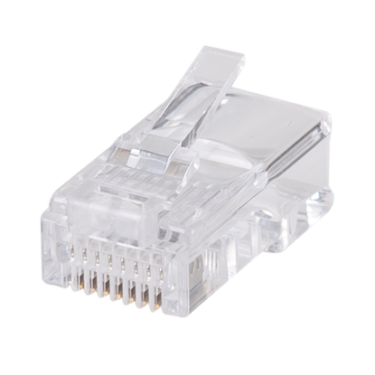 Picture of DYNAMIX RJ45 Plug 20pc Bag, 8P8C Modular Plug. 50 micron.