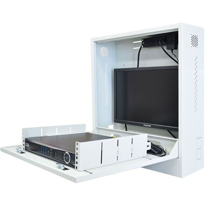 Picture of DATATEK Dual Lock Security Cabinet with 5 Outlet PDU & 2x Cooling Fans