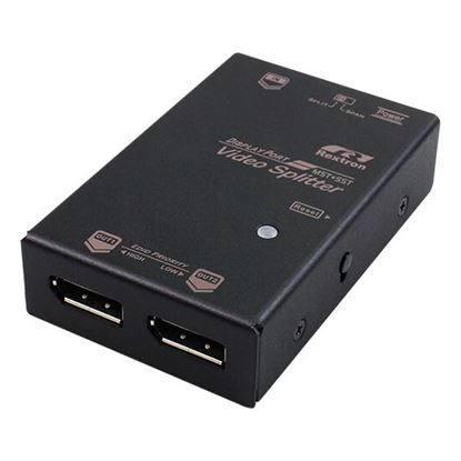 Picture of REXTRON 1-2 UHD Display Port Splitter. Supports 4K UHD@60Hz