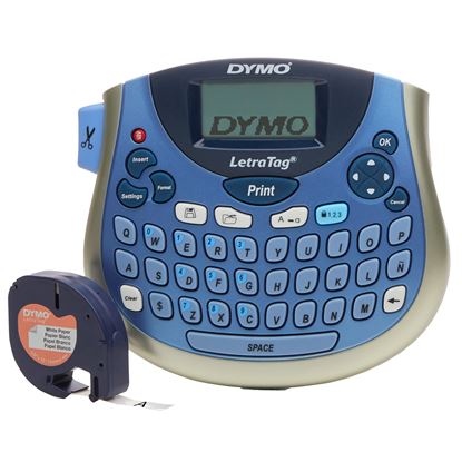 Picture of Dymo LetraTag 100T Tabletop labeller  Blue