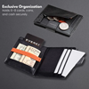 Picture of EVERKI Leather RFID Blocking Wallet for Cards, Coins & Bills. Black