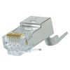 Picture of DYNAMIX RJ45 Cat6/6A/7 23AWG Solid Shielded Round Modular Plug. 50pc