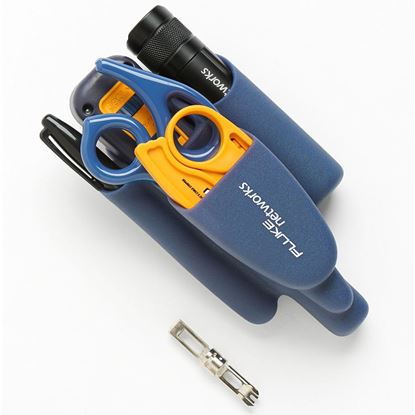 Picture of FLUKE NETWORKS IS60 Protool Kit. Includes: D914S, D-Snips, Cable