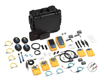 Picture of FLUKE NETWORKS 2Ghz Quad Cable Analyzer OLTS Quad OTDR, Fiber