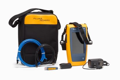 Picture of FLUKE NETWORKS LinkIQ Cable Network Tester Kit. Includes Intellitone