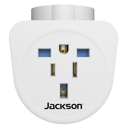 Picture of JACKSON Inbound Travel Adaptor with Surge Protection. Converts US/