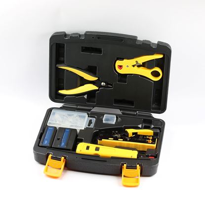 Picture of SPROTEK 6 Piece Network Installation Kit with Storage Case.