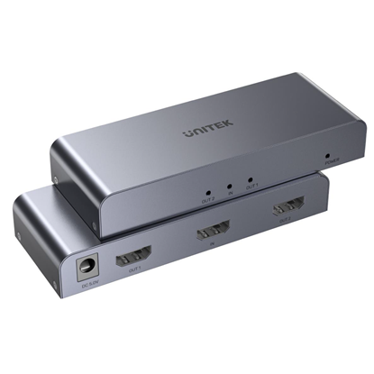 Picture of UNITEK 1-In-2-Out 4K HDMI 1.4 Splitter. Supports up to 4K@30Hz