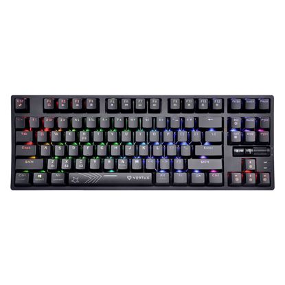 Picture of VERTUX HyperSpeed Mechanical Gaming Keyboard. RGB LED Backlit