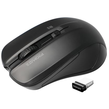 Picture of PROMATE Ergonomic Wireless Mouse with Ambidextrous Design.